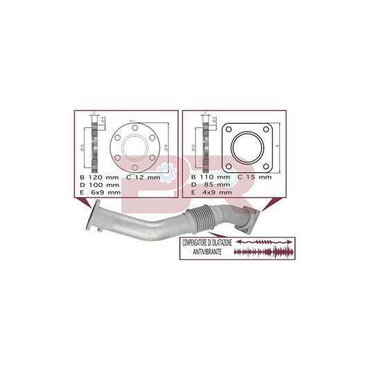 Botto Ricambi BRM0057 Exhaust Pipe