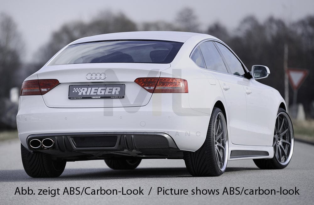 Rieger 00055436 Audi B8 B81 A5 Rear Diffuser 2 | ML Performance UK Car Parts