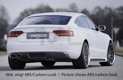 Rieger 00055436 Audi B8 B81 A5 Rear Diffuser 2 | ML Performance UK Car Parts