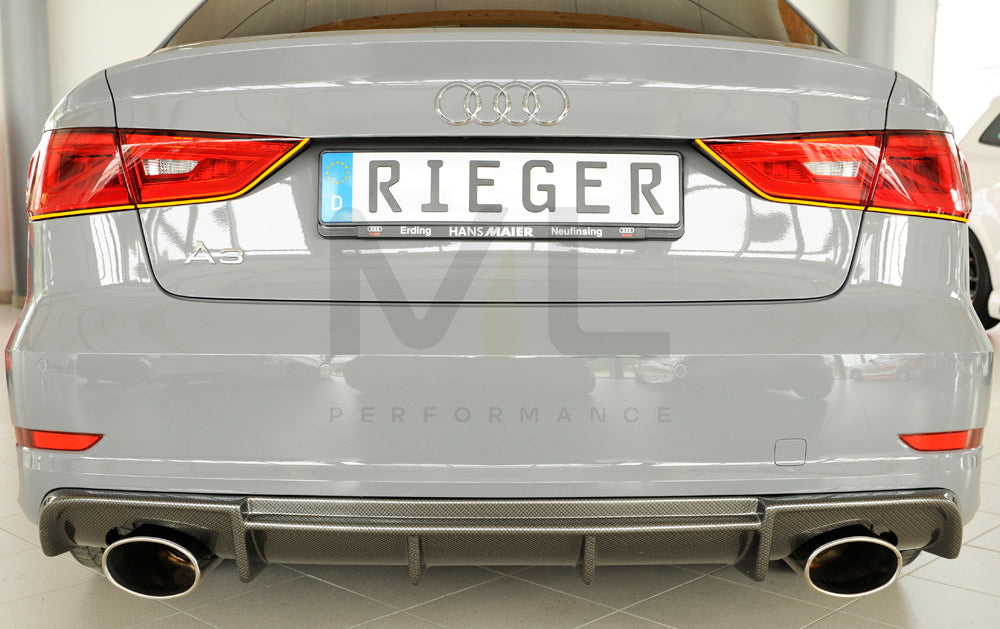 Rieger 00099369 Audi 8V Rear Diffuser (A3 & S3) 5 | ML Performance UK Car Parts