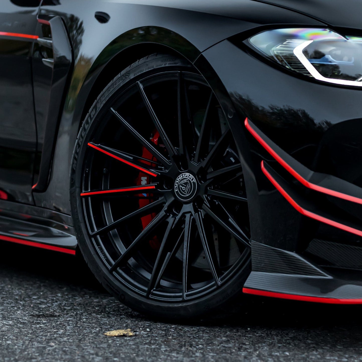 MANHART FOR BMW 4 SERIES  YIDO PERFORMANCE FORGED+ 1 RIM SET  MATTE BLACK