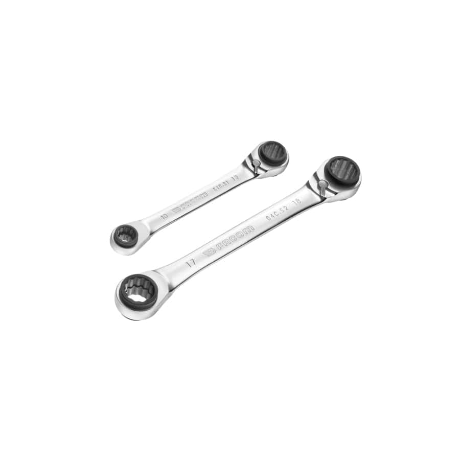 Facom FCM64CJ2PB Quatro Ratcheting Spanner Set, 2 Piece | ML Performance UK
