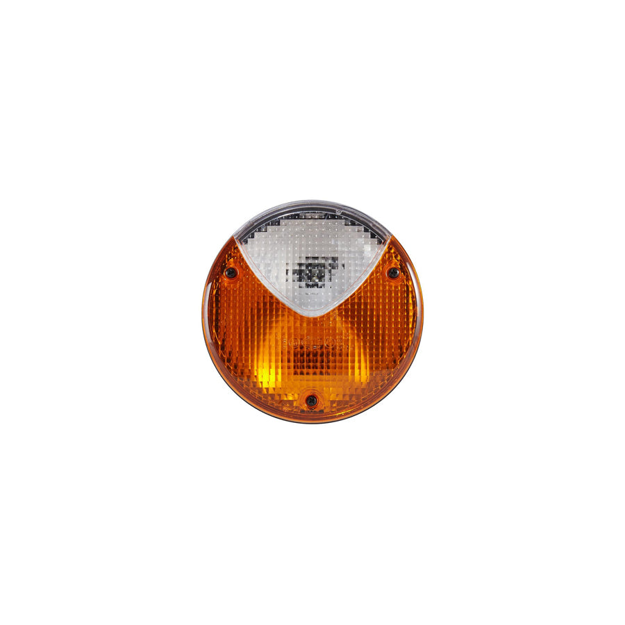 HELLA 2BA 964 169-501 Knipperlicht - Halogeen - 24/12V - Inbouw/Opbouw/ Geschroefd - Lenskleur: Geel - Stekker: Platte stekker - links/Achter/rechts - Aantal: 1