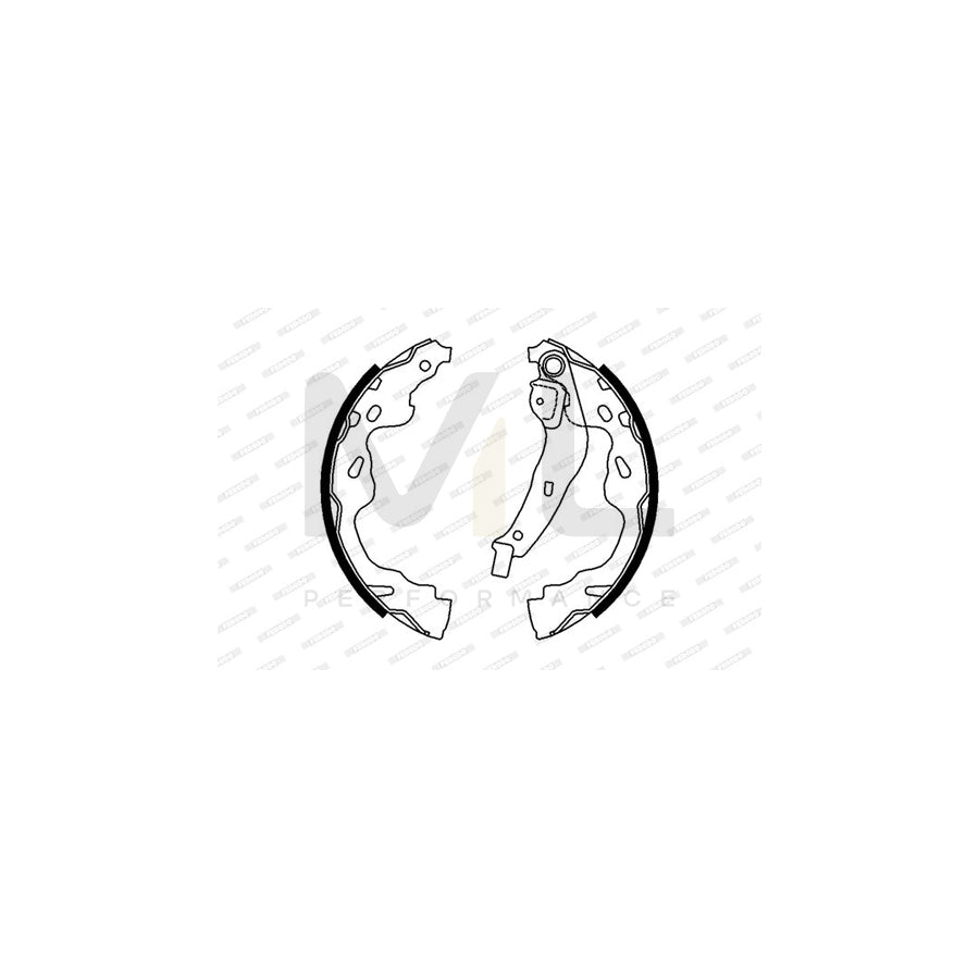 FERODO PREMIER FSB672 Brake Shoe Set | ML Performance Car Parts