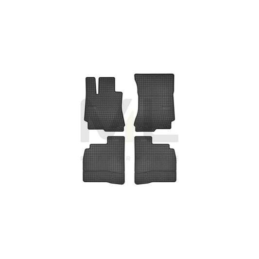 FROGUM Tailored 542575 Floor mat set suitable for MERCEDES-BENZ S-Class Saloon (W221) Elastomer, Front and Rear, Quantity: 4, Black | ML Performance Car Parts