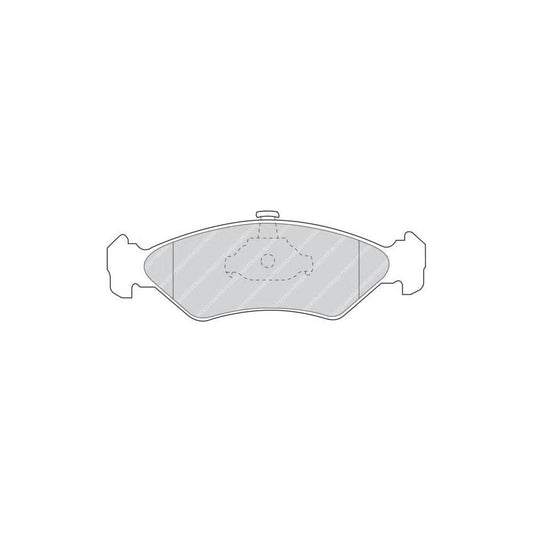 Ferodo Fdb1295W Brake Pad Set Premier, With Acoustic Wear Warning, With Piston Clip | ML Performance Car Parts
