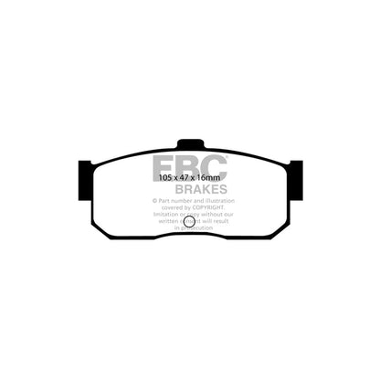 EBC PDKR679 Nissan 100NX Ultimax Rear Brake Pad & Plain Disc Kit 2 | ML Performance UK Car Parts