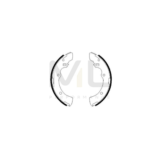 BOSCH 0 986 487 479 Brake Shoe Set | ML Performance Car Parts