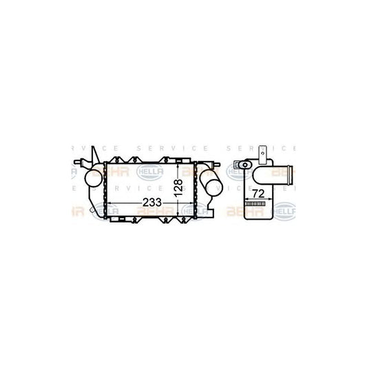 Hella 8ML 376 776-431 Intercooler