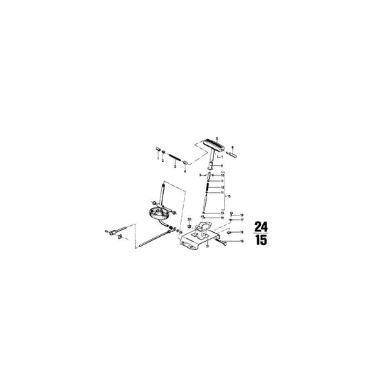 Genuine BMW 24511666323 E12 Selector Rod (Inc. 2000, 520 & 2.8L) | ML Performance UK Car Parts