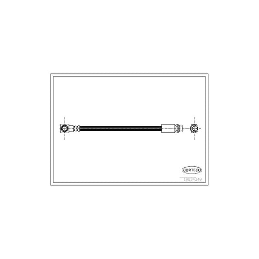 Corteco 19034349 Brake Hose For Ford Mondeo Mk2 Estate (Bnp) | ML Performance UK