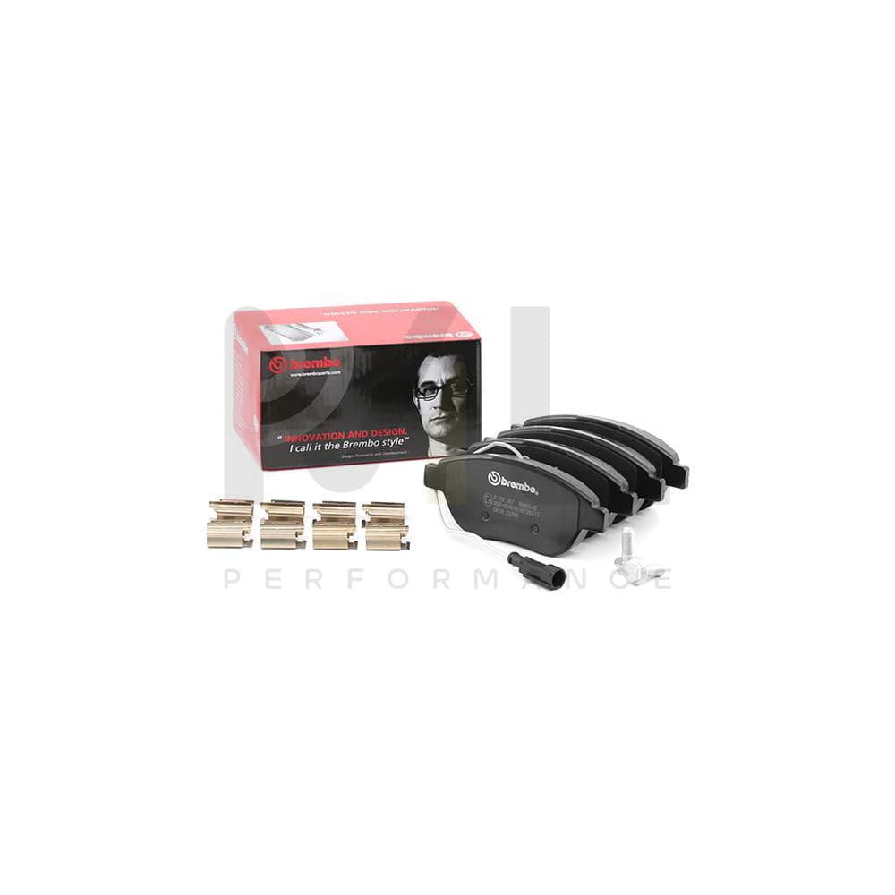 Brembo P 23 087 Brake Pad Set With Brake Caliper Screws | ML Performance Car Parts