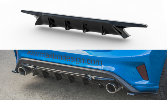 Maxton Design FO-FO-4-ST-RS1T Rear Valance V.2 Ford Focus ST MK4 | ML Performance UK Car Parts
