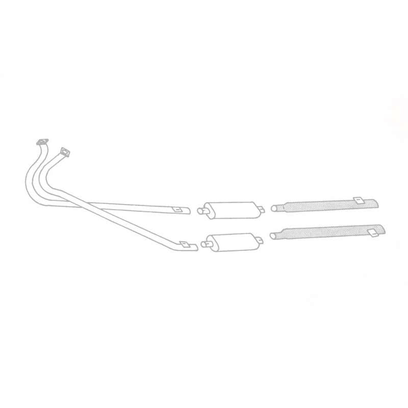 QuickSilver JR001 Jaguar SS100 3.5 (Twin System) - Stainless Steel Exhaust | ML Performance UK Car Parts