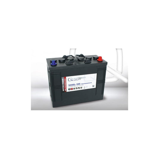 Q-Batteries 12GEL105 traction battery 12V 105Ah (5h), 120Ah (20h) maintenancefree gel battery VRLA | ML Performance UK Car Parts