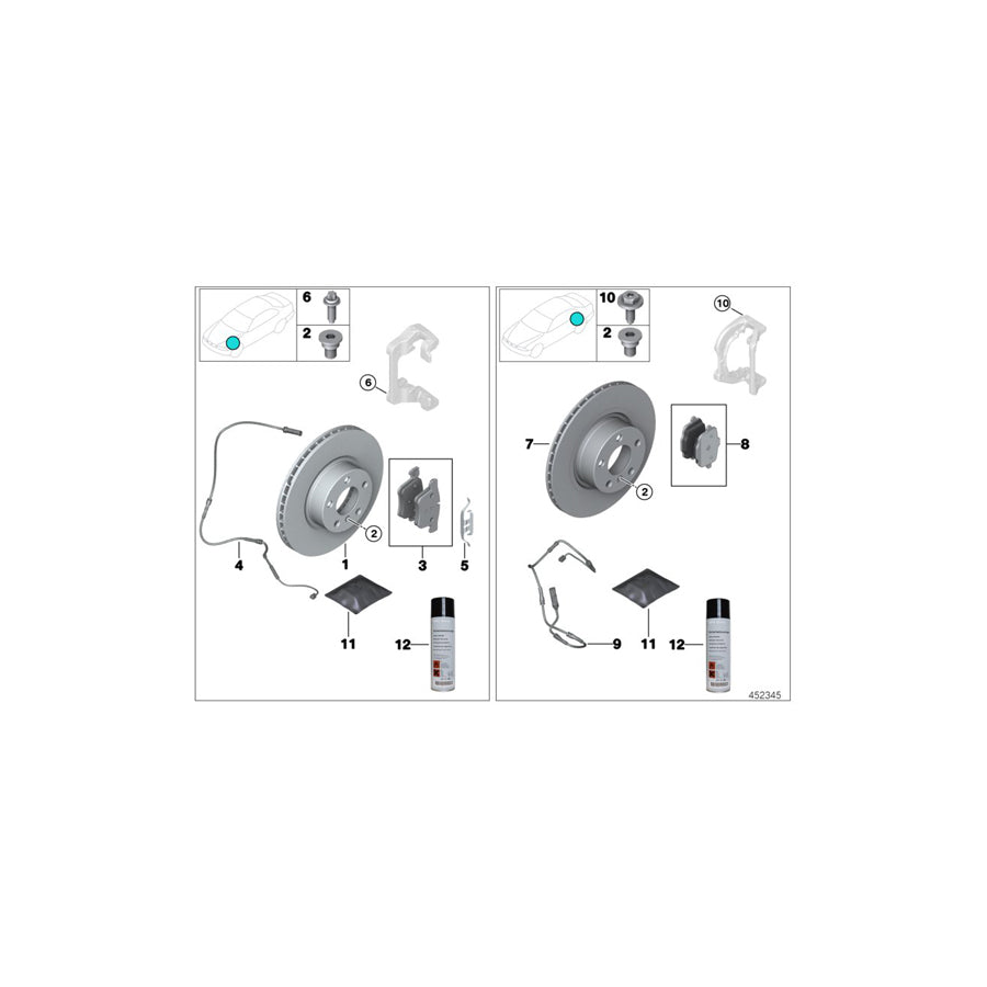 Genuine BMW 34356792563 E89 Brake Pad Wear Sensor (Inc. Z4) | ML Performance UK Car Parts