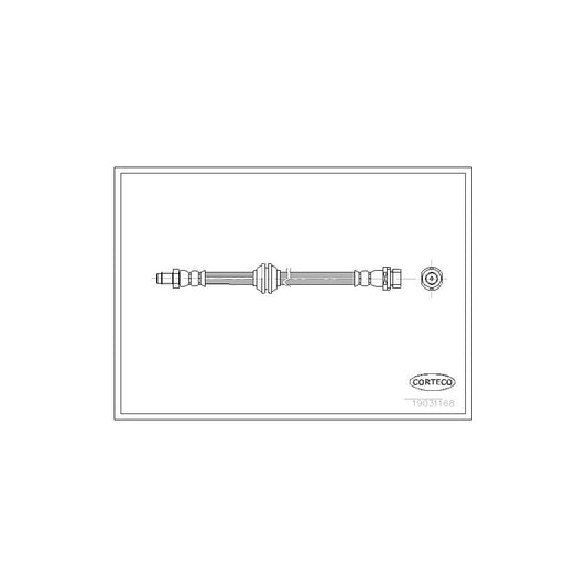 Corteco 19031168 Brake Hose For Ford Focus | ML Performance UK
