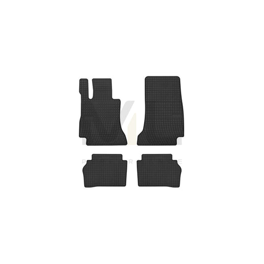 FROGUM Tailored 401761 Floor mat set suitable for MERCEDES-BENZ E-Class Elastomer, Front and Rear, Quantity: 4, Black | ML Performance Car Parts
