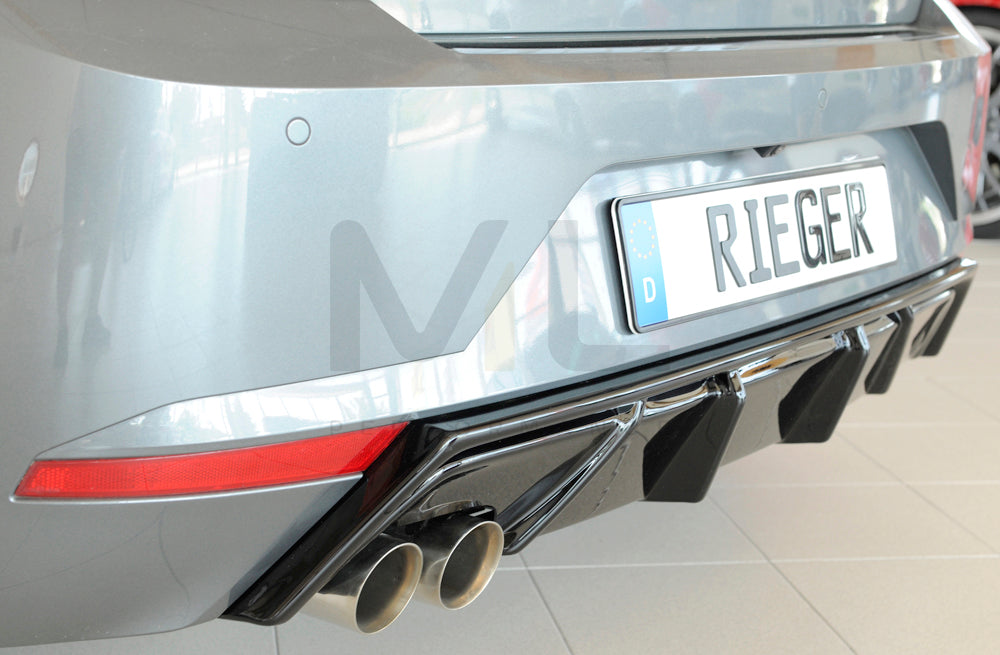Rieger 00088168 SEAT KJ Rear Diffuser (Ibiza FR & Ibiza) 4 | ML Performance UK Car Parts