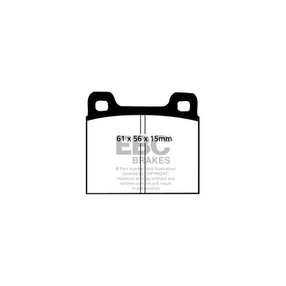 EBC DP3104C BMW Ferrari Mercedes-Benz Porsche Redstuff Rear Brake Pads - ATE Caliper 2 | ML Performance UK Car Parts