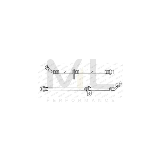 FERODO FHY2823 Brake Hose for HONDA ACCORD 490mm, ???10 | ML Performance Car Parts