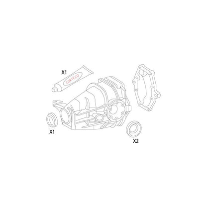 Corteco 19535825 Gasket Set, Differential Suitable For Mercedes-Benz Clk Coupe (C208) | ML Performance UK