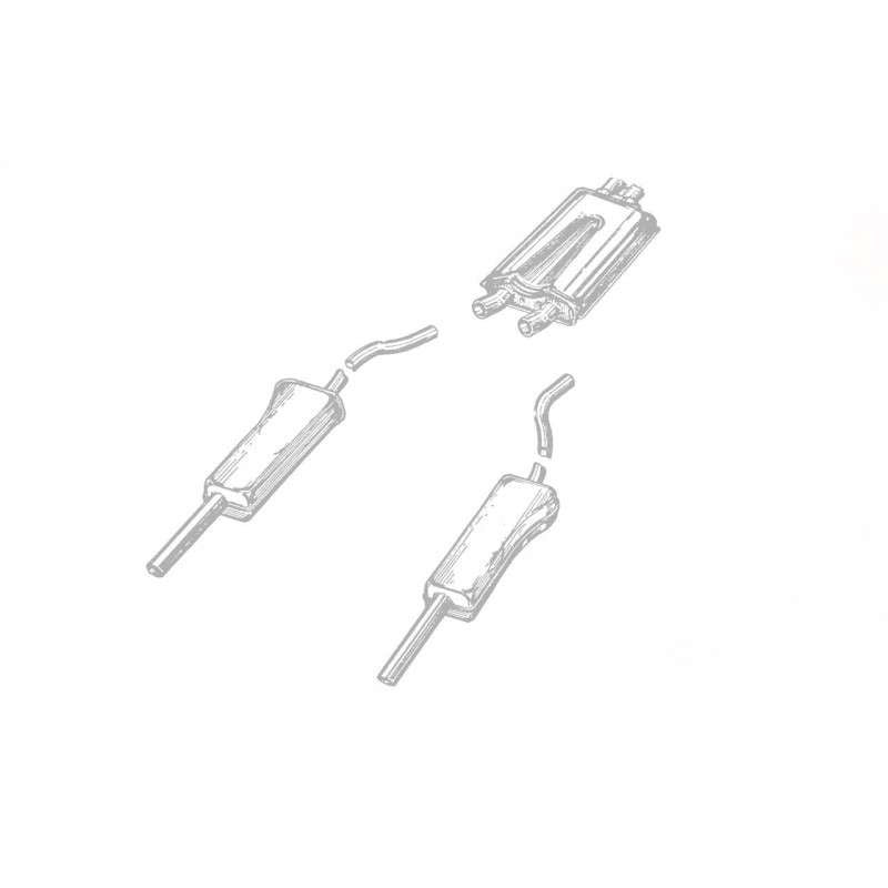 QuickSilver HA007 Honda S800 - Stainless Steel Exhaust | ML Performance UK Car Parts