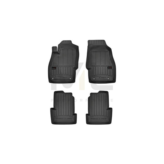 FROGUM 3D407169 Floor mat set for OPEL CORSA Elastomer, Front and Rear, Quantity: 4, Black | ML Performance Car Parts