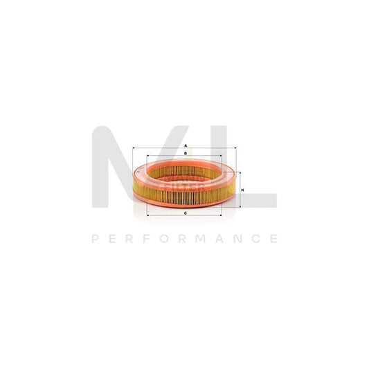 MANN-FILTER C 2536 Air Filter Filter Insert | ML Performance Car Parts