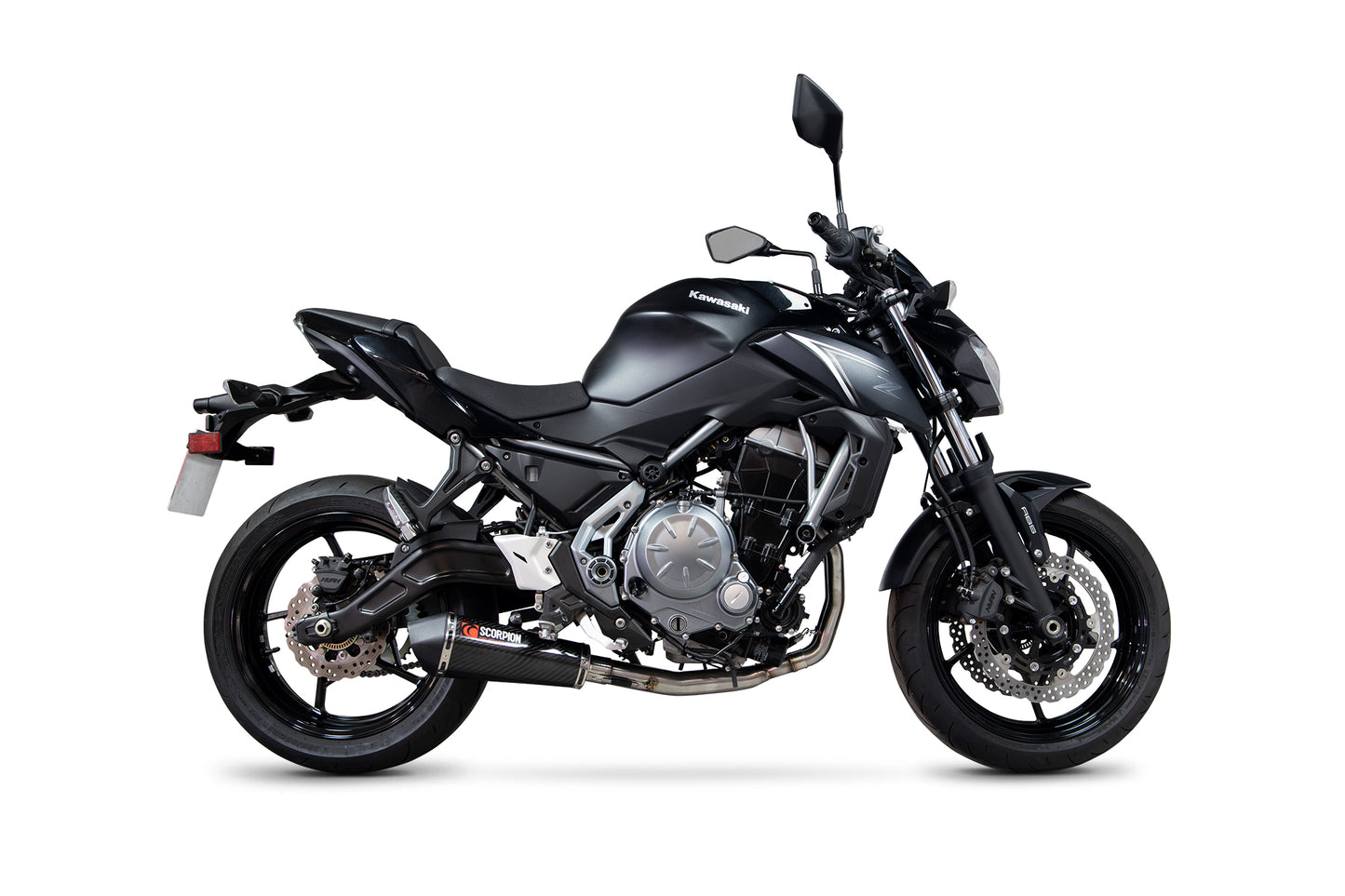 Scorpion RKA138SYSCEO Kawasaki Z650 Serket Taper Full System - Carbon Fibre Sleeve | ML Performance UK UK