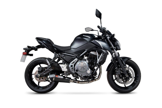 Scorpion RKA138SYSCEO Kawasaki Z650 Serket Taper Full System - Carbon Fibre Sleeve | ML Performance UK UK