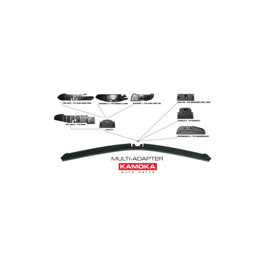 Kamoka Flat 27650 Wiper Blade | ML Performance UK Car Parts