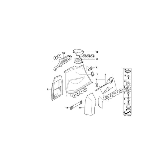 Genuine BMW 51473413370 E83 E83 Right Vent Louver SANDBEIGE (Inc. X3 3.0sd, X3 1.8d & X3 2.0i) | ML Performance UK Car Parts