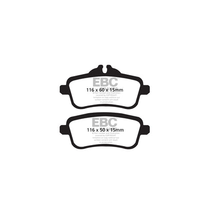 EBC PLK1607 Mercedes-Benz W176 C117 Yellowstuff Pads and Brake Line Performance Pack - TRW Caliper 3 | ML Performance UK Car Parts