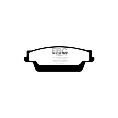 EBC DP31693C Cadillac Redstuff Rear Brake Pads (Inc. CTS & STS) 2 | ML Performance UK Car Parts
