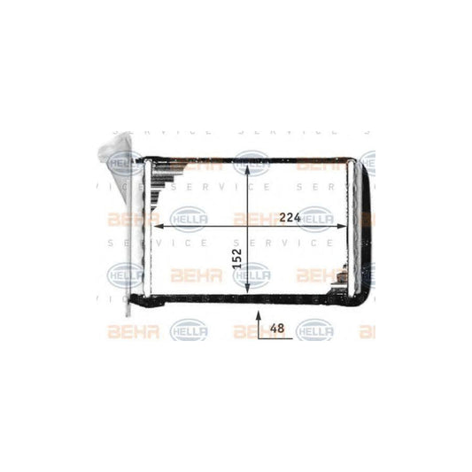 Hella 8FH 351 311-441 Heater Matrix
