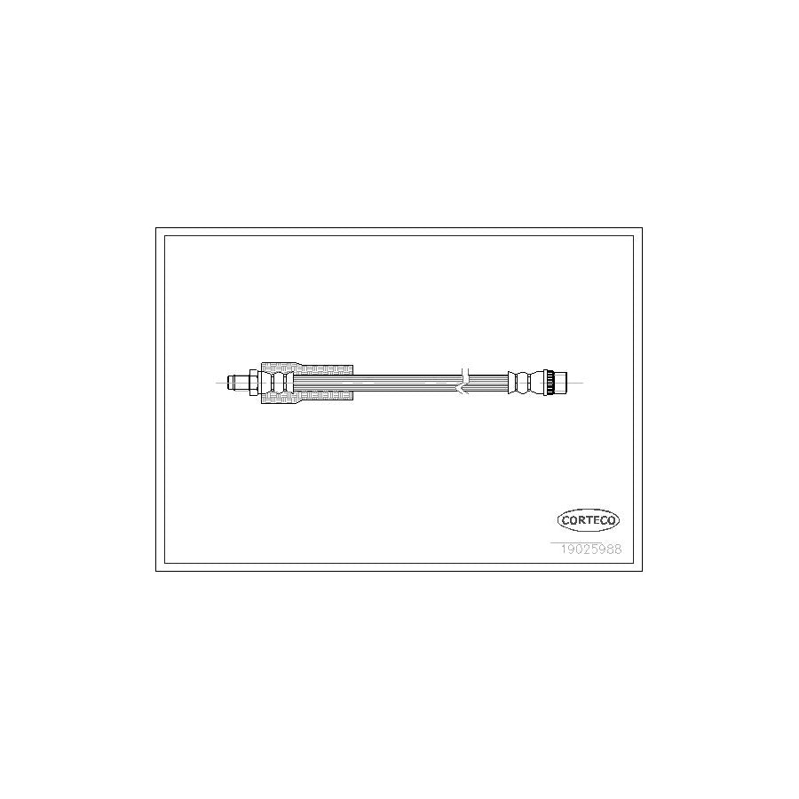 Corteco 19025988 Brake Hose | ML Performance UK