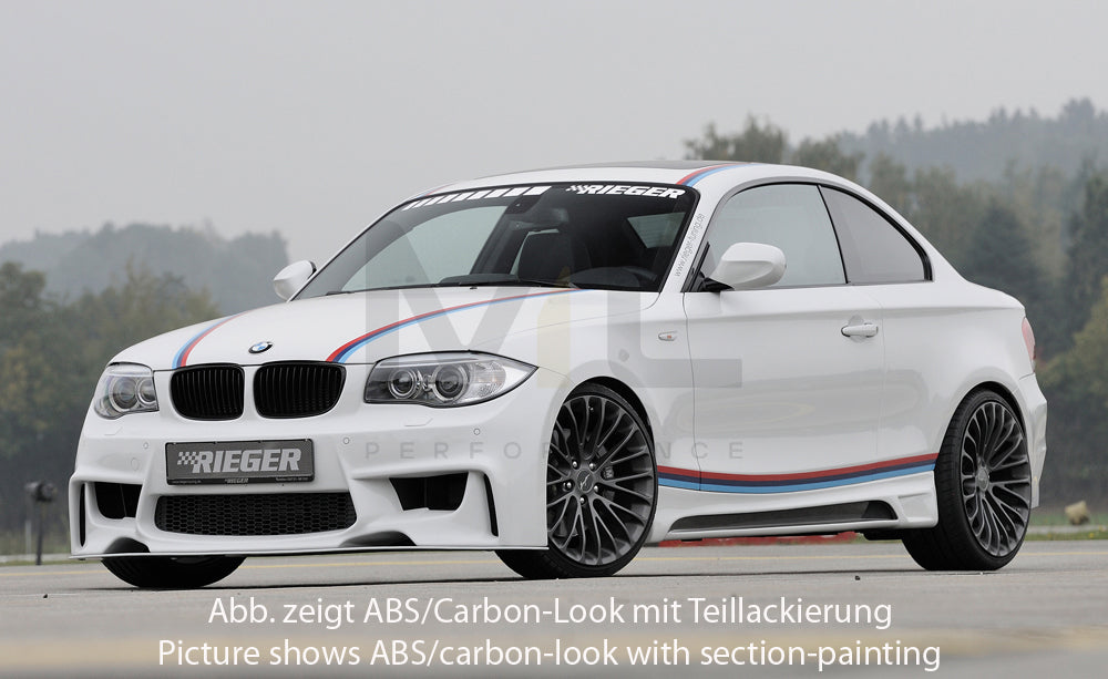 Rieger 00099132 BMW 1 Series E81 E82 E88 Side Skirt 2 | ML Performance UK Car Parts