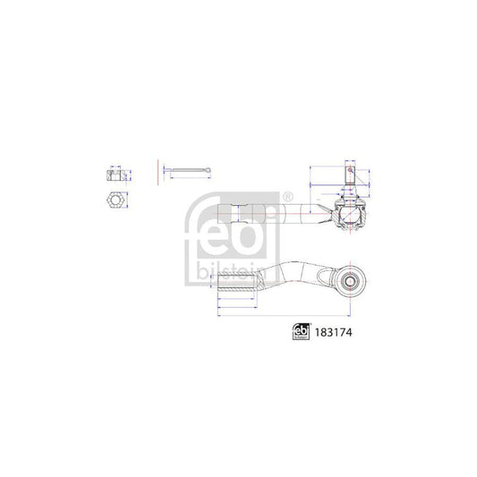 Febi Bilstein 183174 Track Rod End