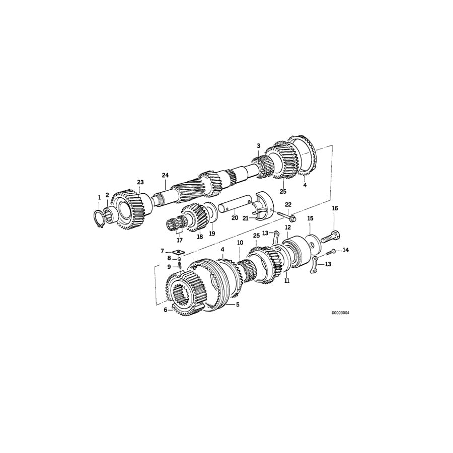 Genuine BMW 23211282580 E53 E36 Guide Sleeve 3Rd And 4Th Gear (Inc. 328Ci, 735i & 323i) | ML Performance UK Car Parts