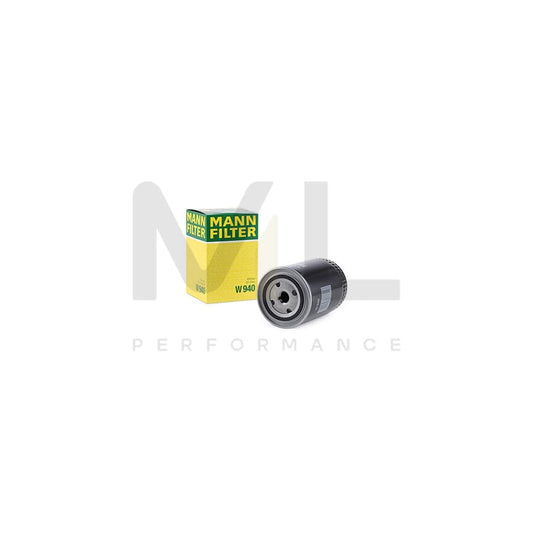 MANN-FILTER W 940 Oil Filter Spin-on Filter, with one anti-return valve | ML Performance Car Parts