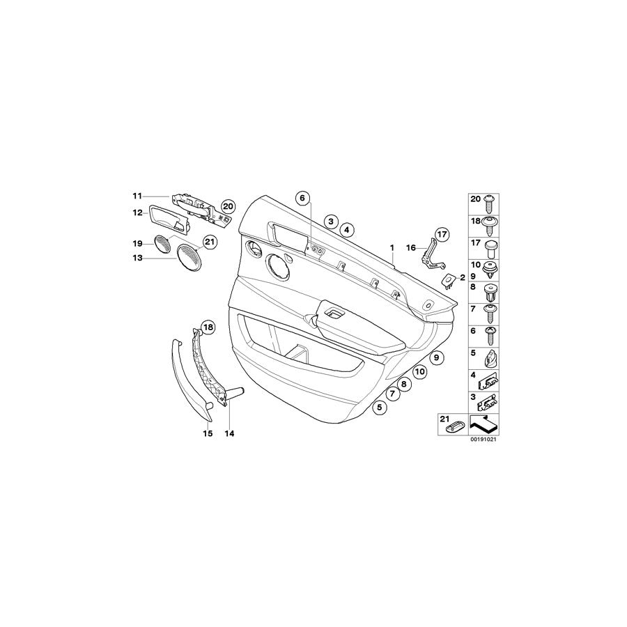 Genuine BMW 51417324129 E71 E72 Trim Cover, Pull Strap, Left VERMILIONROT (Inc. X6 50iX, Hybrid X6 & X6 M) | ML Performance UK