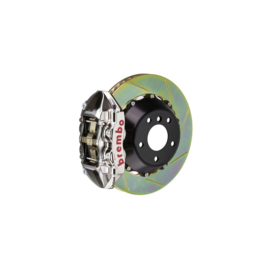 Brembo 2P2.8006AR BMW Rear GT-R 4-Pistons Slotted 2-piece Big Brake Kit 345x28mm (Inc. 525I, 528Xi 645Ci, 650Ci, 650I) | ML Performance UK Car Parts