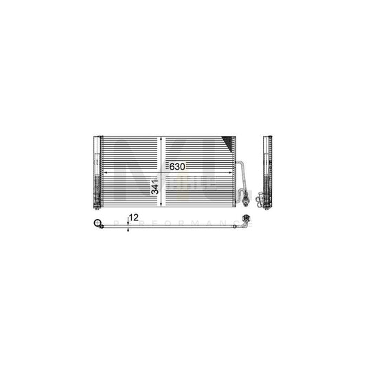 MAHLE ORIGINAL AC 590 000P Air conditioning condenser with dryer | ML Performance Car Parts