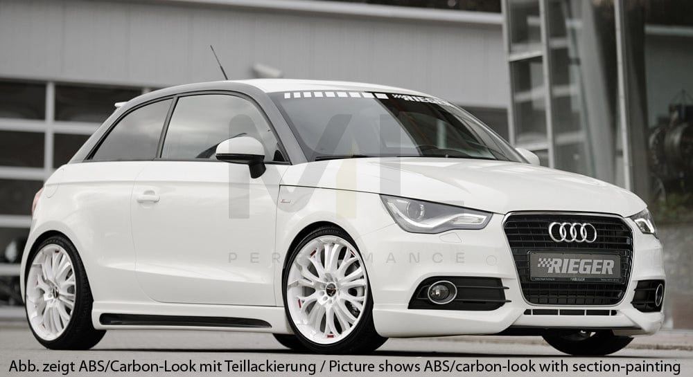 Rieger 00044104 Audi 8X A1 Side Skirt 4 | ML Performance UK Car Parts