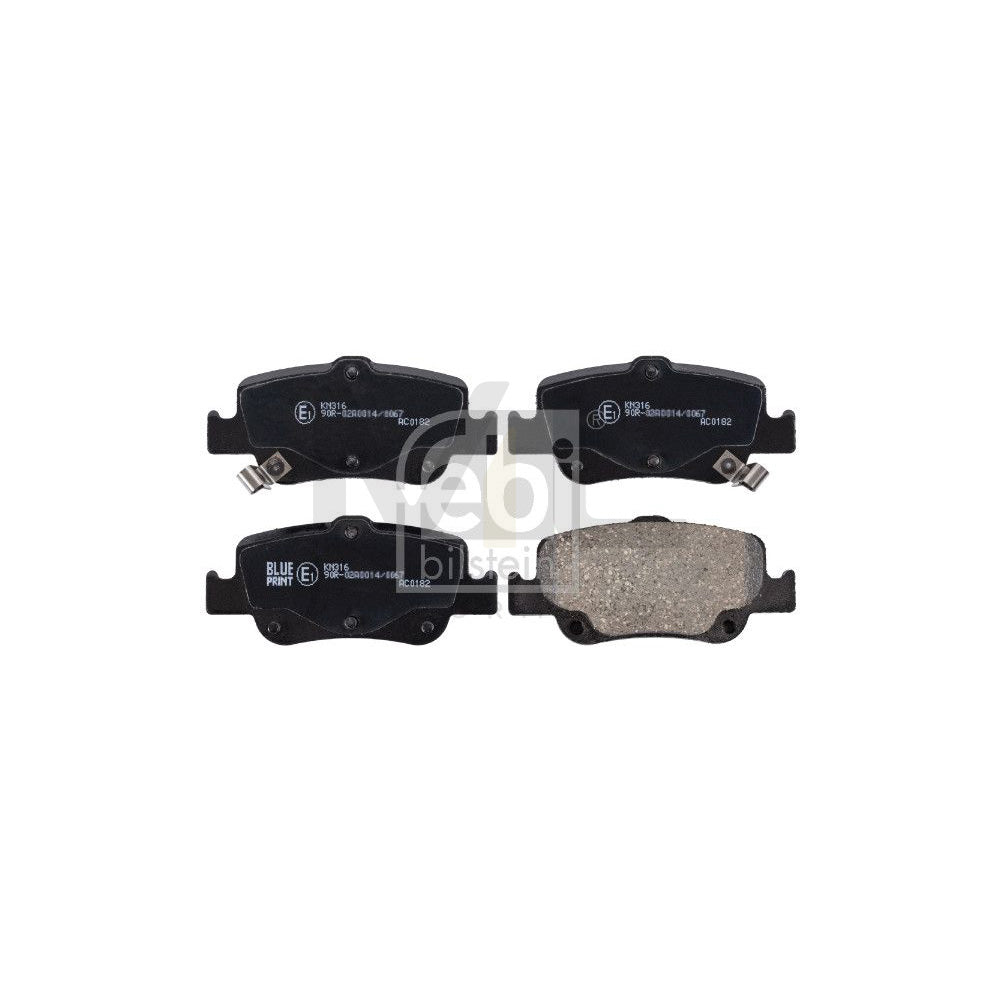 Febi Bilstein 170285 Brake Pad Set Rear Axle, With Acoustic Wear Warning | ML Performance Car Parts