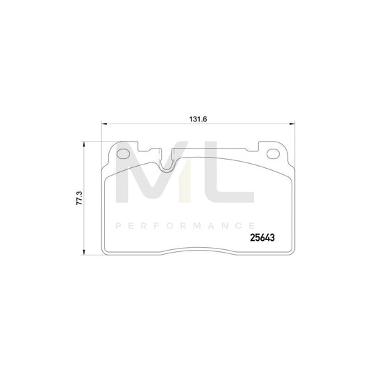 Brembo P 85 122 Brake Pad Set For Audi Q5 (8Rb) Prepared For Wear Indicator | ML Performance Car Parts
