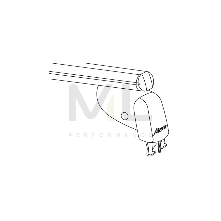 ATERA SIGNO 045339 Roof bars for BMW 5 Saloon (G30, F90) for cars without rails, 122 cm, 100 kg, Aluminium | ML Performance Car Parts