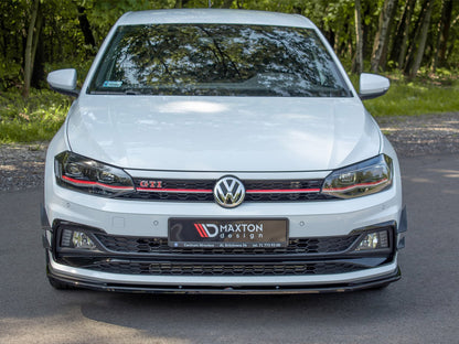 Maxton Design VW Polo MK6 GTI Front Splitter V.1