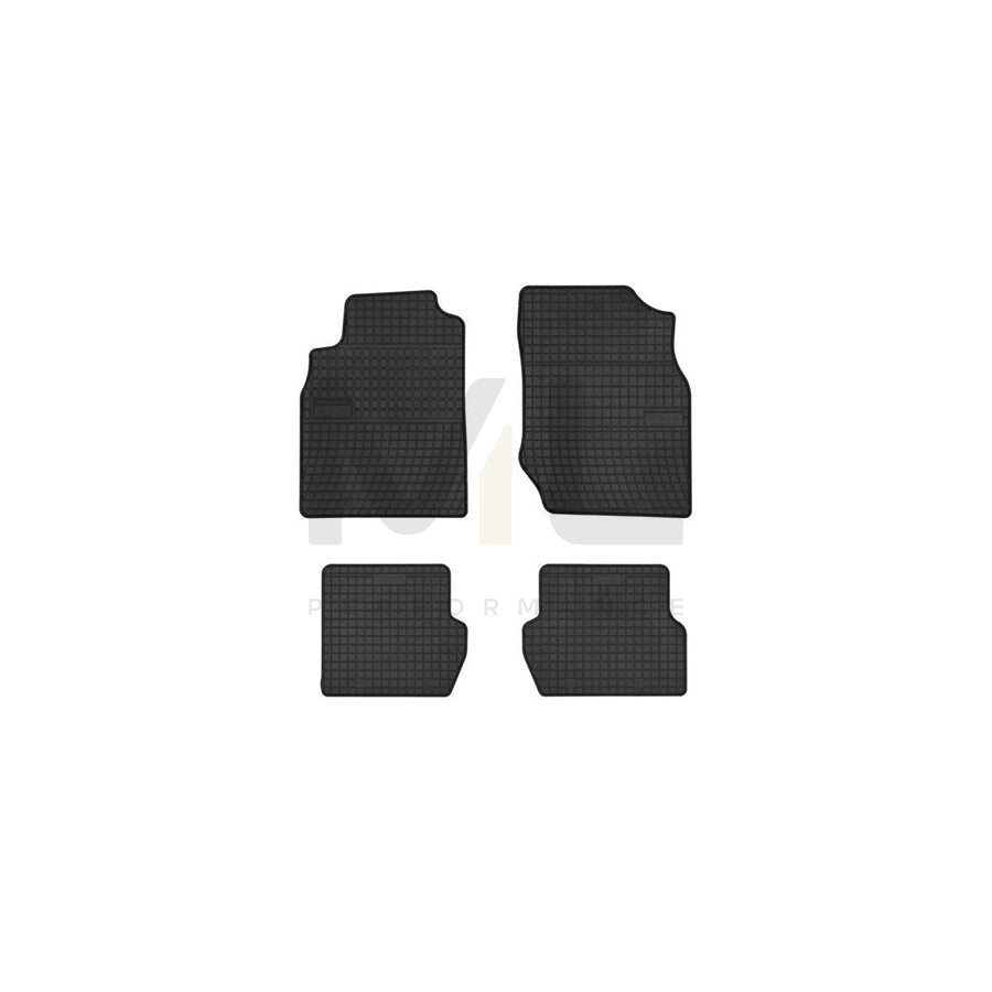 FROGUM 547211 Floor mat set for NISSAN ALMERA Elastomer, Front and Rear, Quantity: 4, Black | ML Performance Car Parts